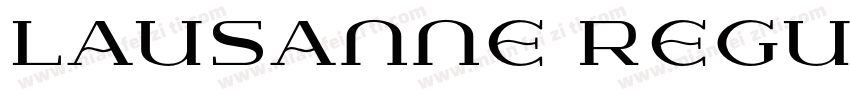 Lausanne Regular字体转换